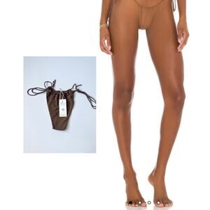 NWT Riot Swim Bixi Bikini Bottom Brown Sugar Medium